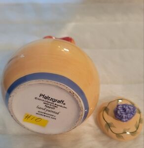 Pfaltzgraff Hand Painted Ceramic Jar with Lid